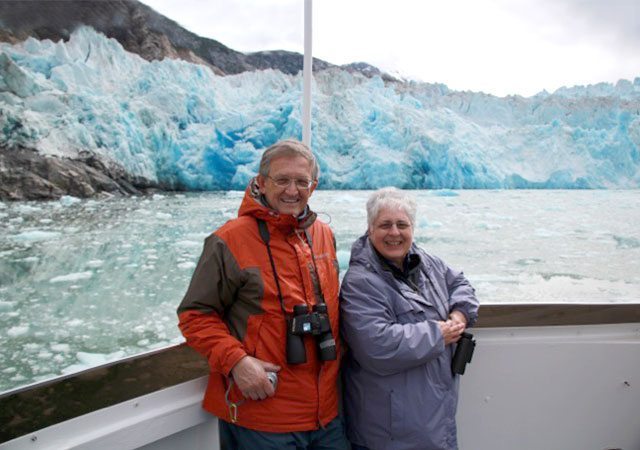 Bill and Joan McComas in Alaska in 2010