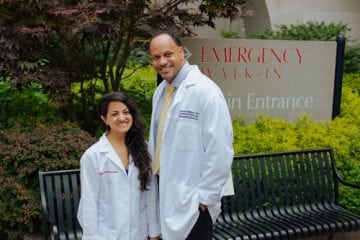 Portrait of Drs. Diksha Mishra and Cleavon Gilman