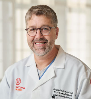 Dr, Benjamin Samstein, chief of liver transplantation at NewYork-Presbyterian/Weill Cornell Medical Center.