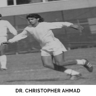 Dr. Christopher Ahmad as a child