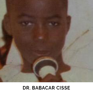 Dr. Babacar Cisse as a child