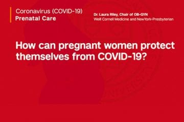 Static image of a slide that says How can women protect themselves from COVID-19