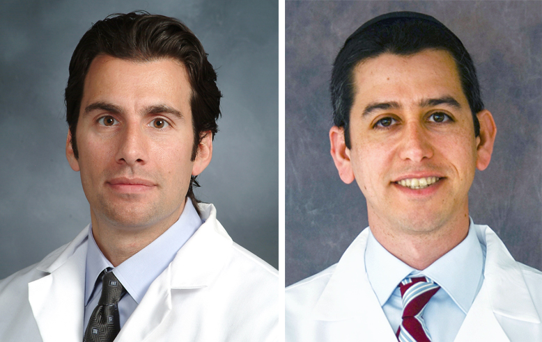 Dr. Joseph Del Pizzo (left) and Dr. Samuel Sultan, experts in kidney transplant.