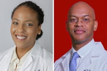Dr. Julia Isysere and Dr. Carl Crawford