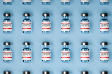 COVID-19 vaccine vials and immunity