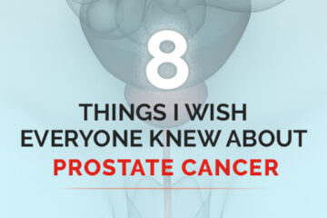 Graphic of prostate describing prostate cancer facts