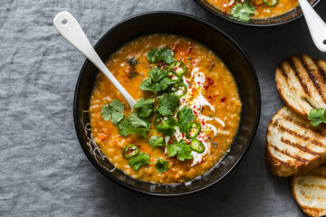 Curry in a Hurry Red Lentil Soup