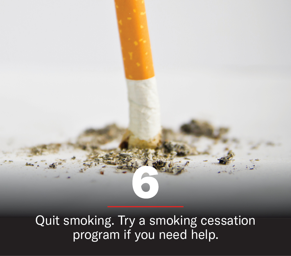 Putting out cigarette to boost immunity by quitting smoking