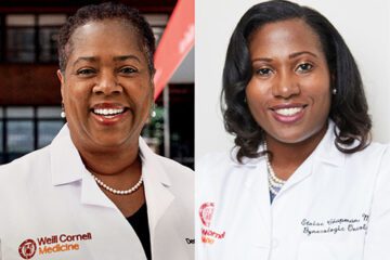 Side-by-side photo of Dr. Denise Howard on the left and Dr. Eloise Chapman-Davis.