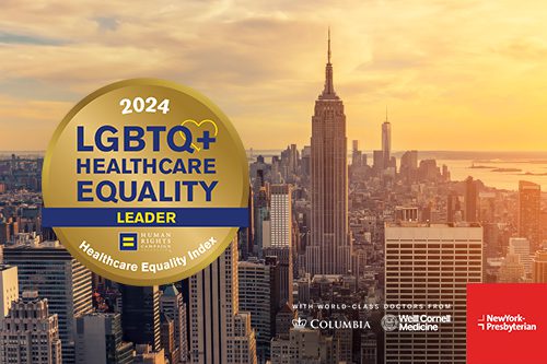 NewYork-Presbyterian Earns “LGBTQ+ Healthcare Equality Leader” Designation