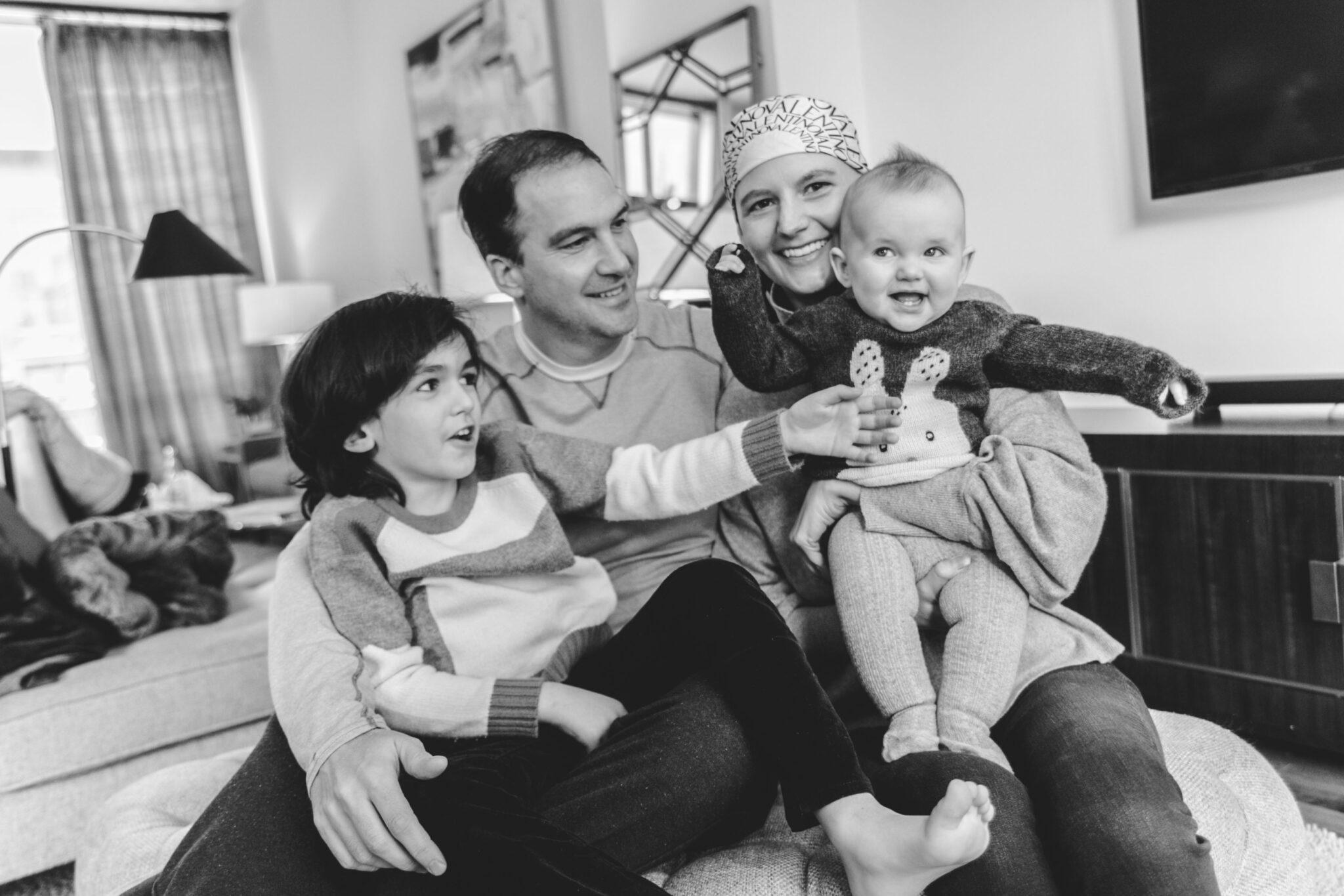 Kiley Durham and family posing for a photo