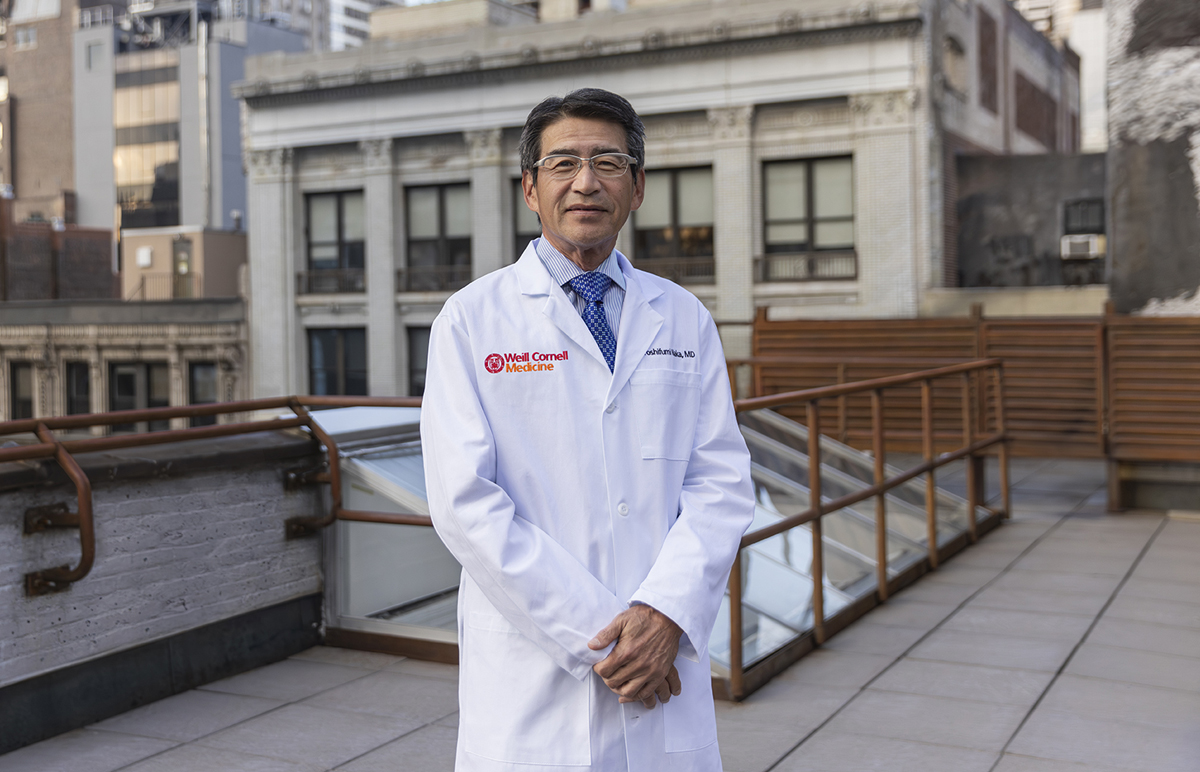 Dr. Yoshifumi Naka. surgical director of heart failure, heart transplantation, and mechanical circulatory support programs at NewYork-Presbyterian